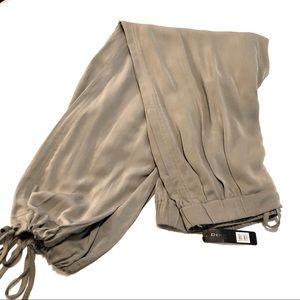 Donna Karen Collection Khaki Parachute Pants